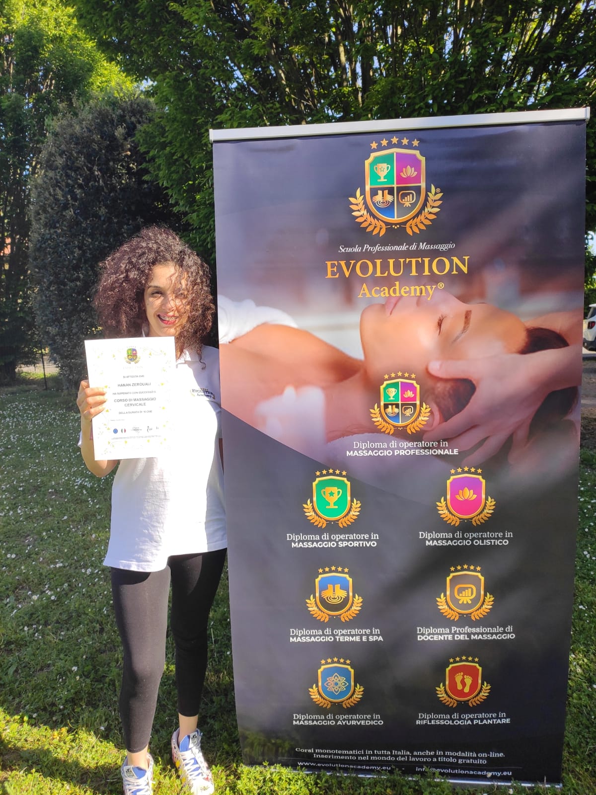 Certificazioni rilasciate al corso massaggio sportivo Palermo