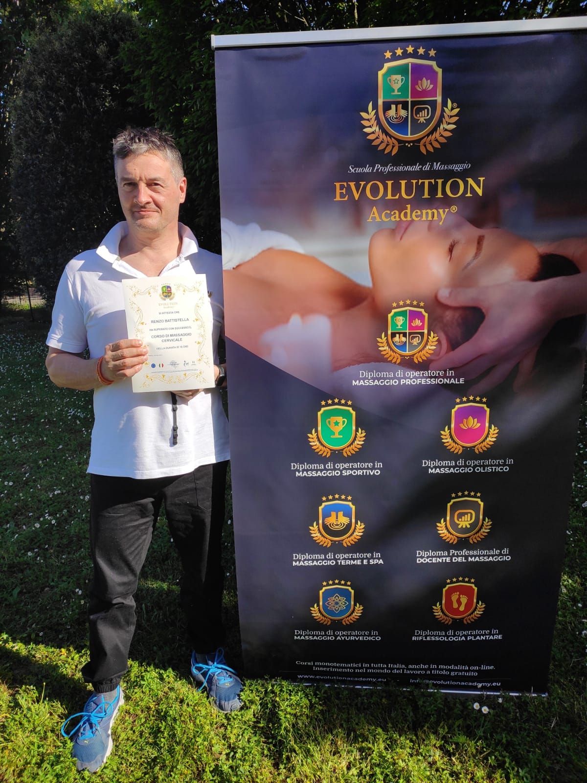 Certificazioni rilasciate al corso di riflessologia plantare a Torino