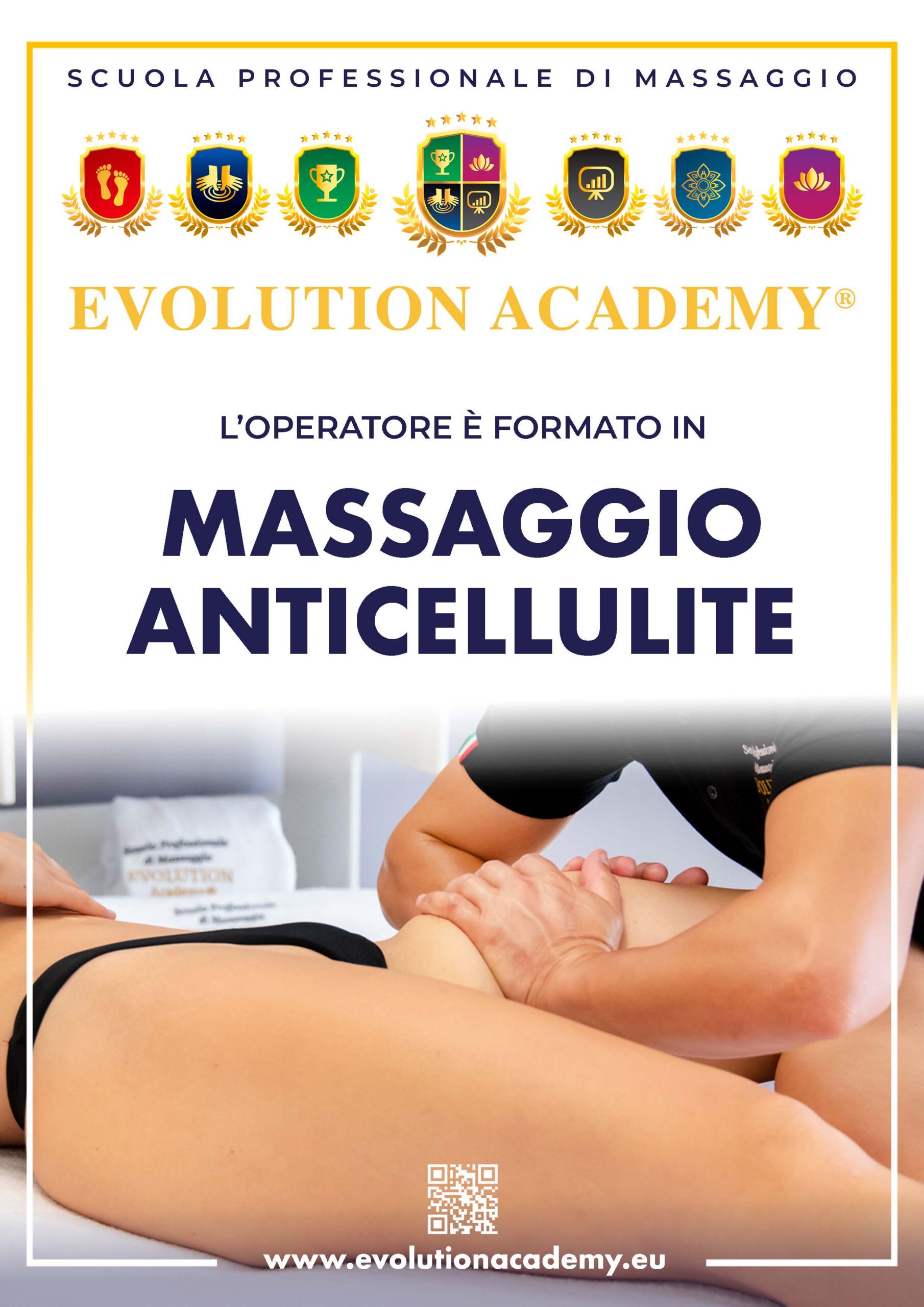 Corso massaggio anticellulite Bologna Evolution Academy® Poster