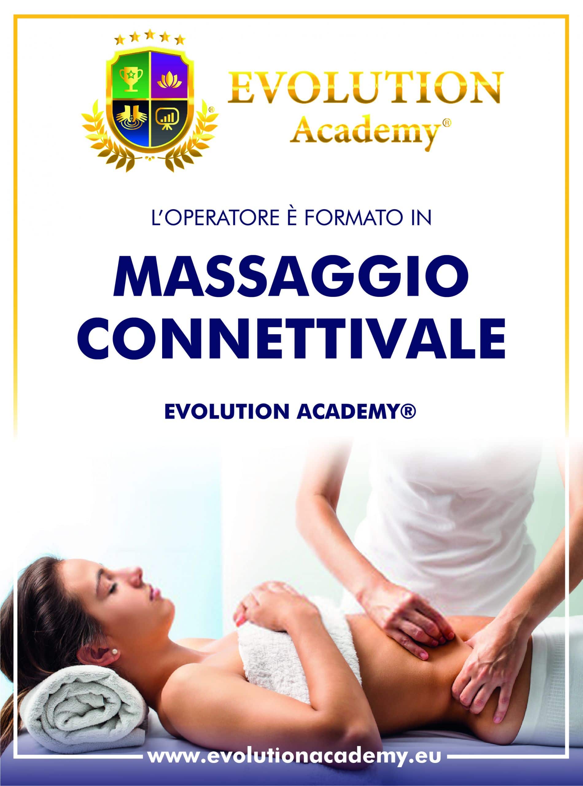 Poster del corso di massaggio connettivale