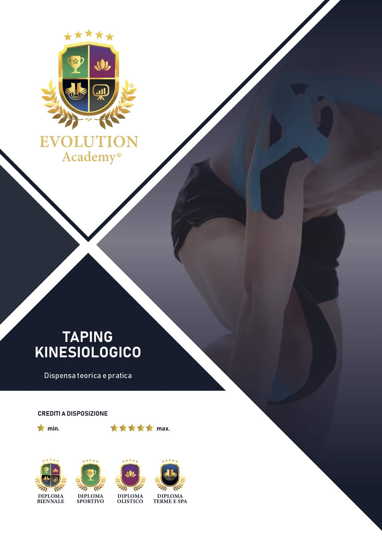 Il manuale didattico del corso di taping kinesiologico