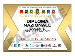 Diploma Professionale di Docente del Massaggio
