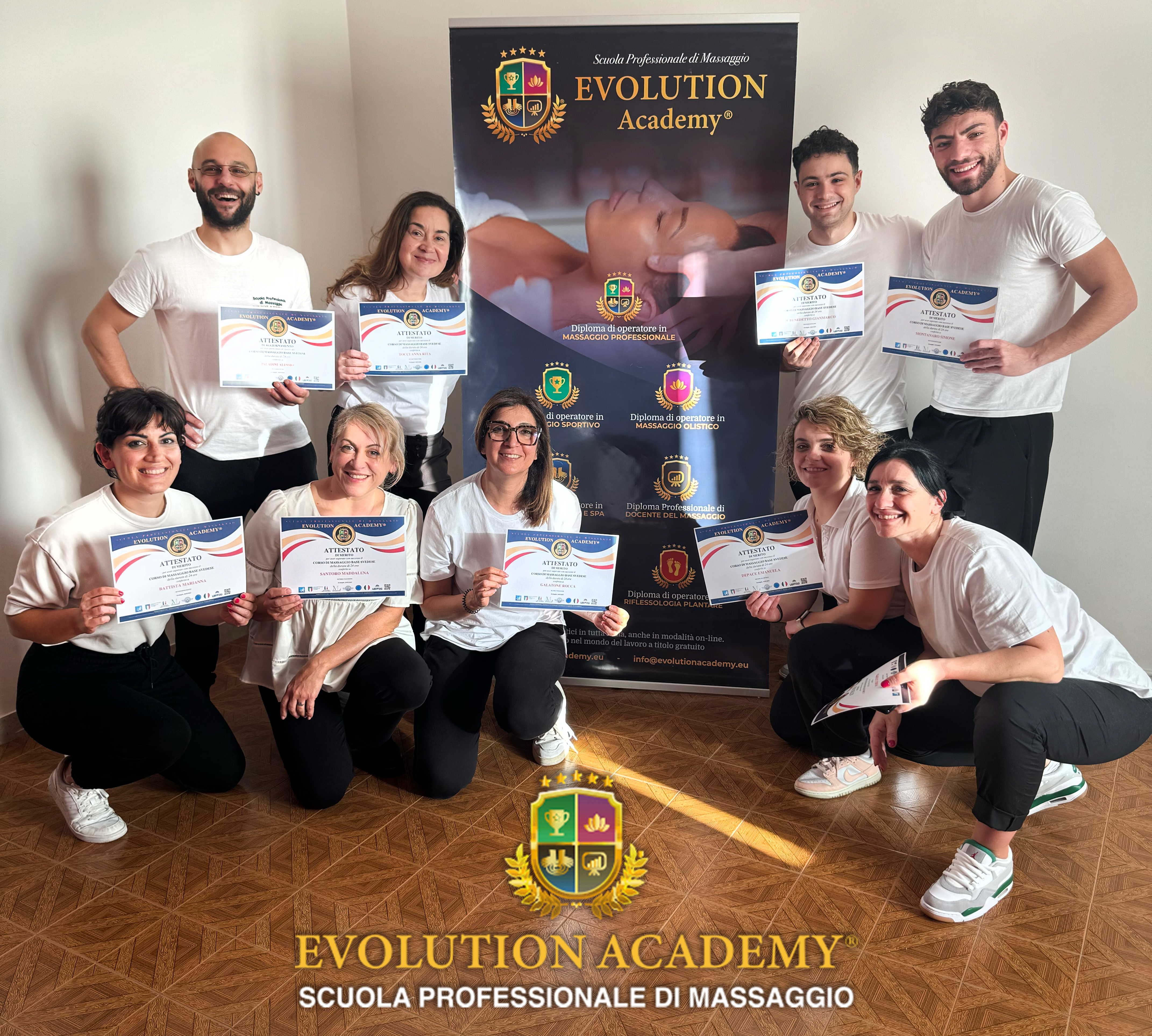 corso di massaggio base verona Evolution Academy®