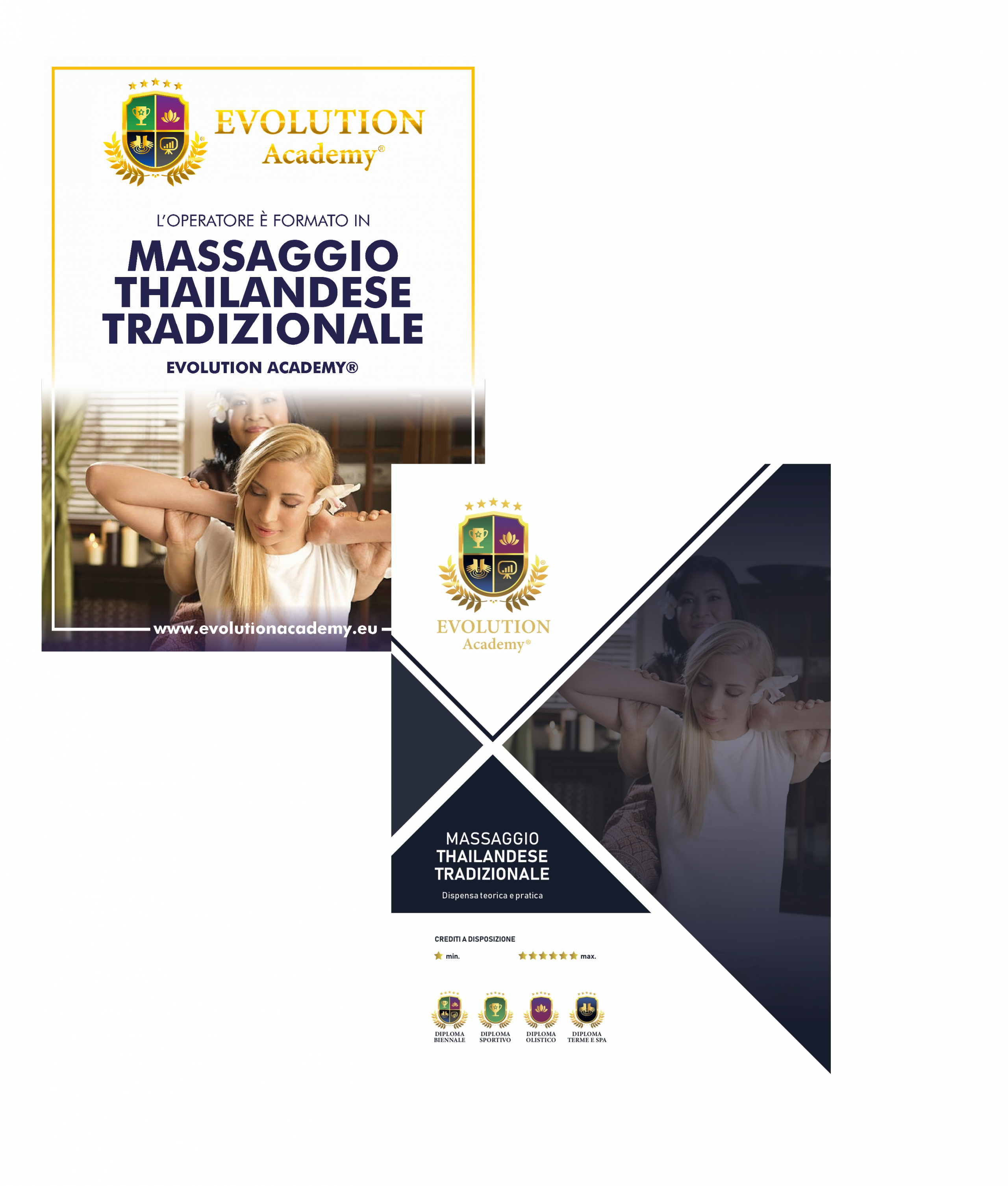 Materiale rilasciato al corso di massaggio thailandese