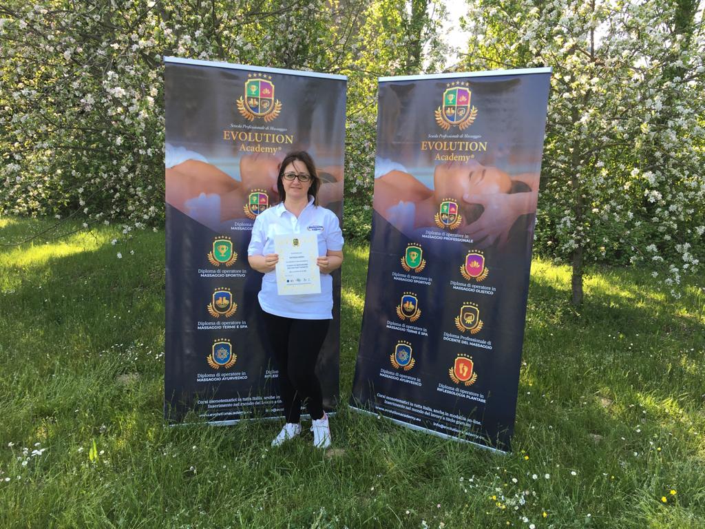 Certificazioni e materiale rilasciato al corso di riflessologia plantare elemento terra a Roma