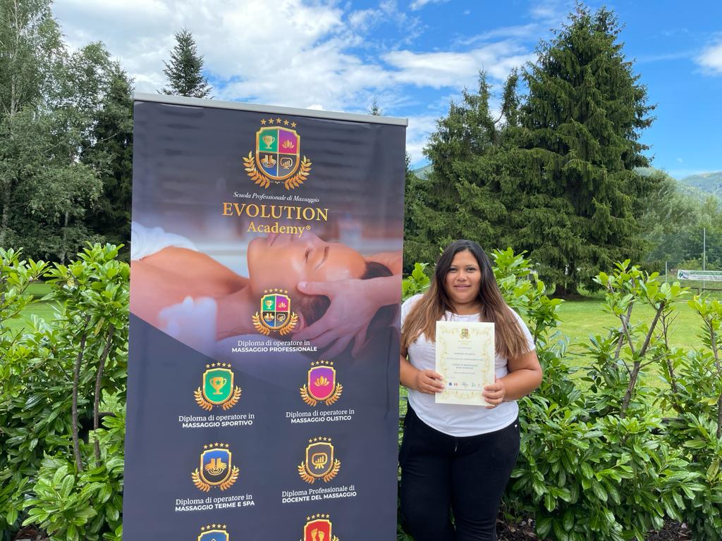 Certificazioni rilasciate al corso di massaggio californiano a Vicenza