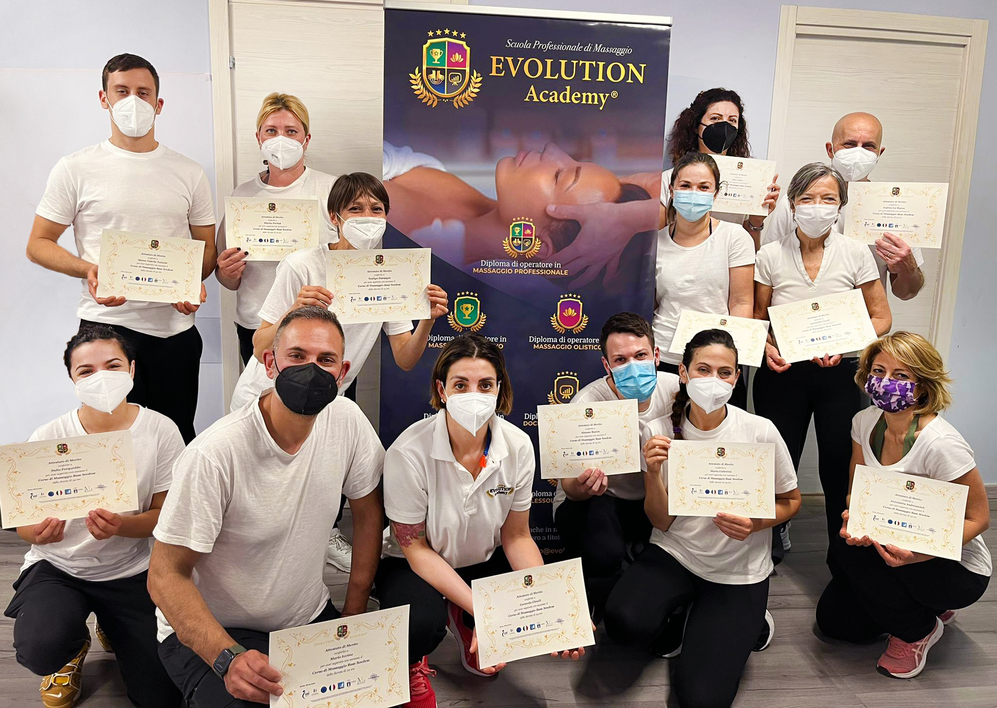 Allievi con le certificazioni a fine corso