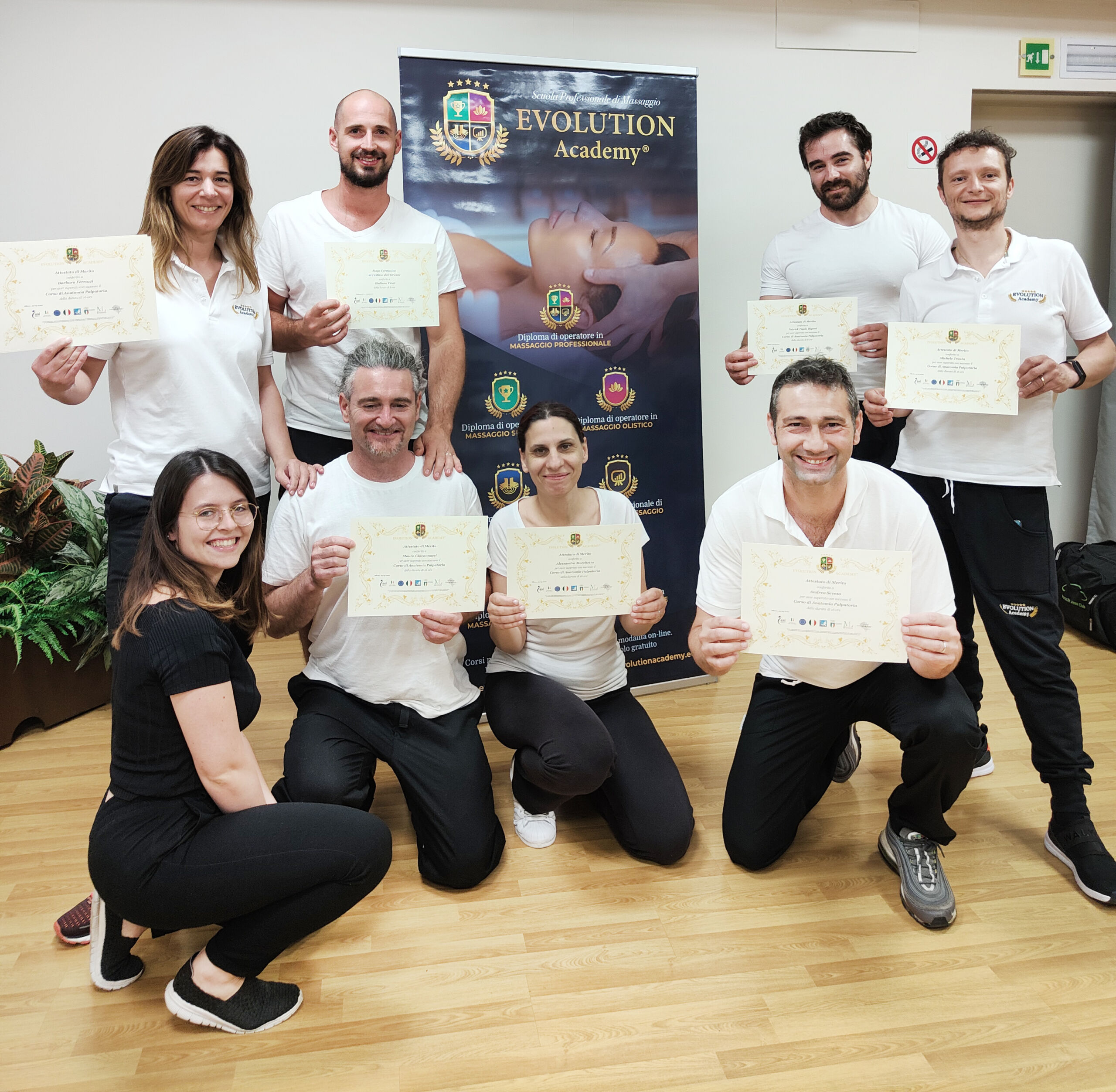 Allievi con le certificazioni a fine corso