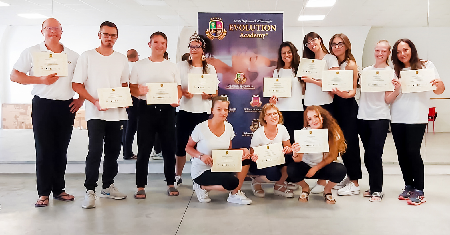 Allievi con le certificazioni a fine corso