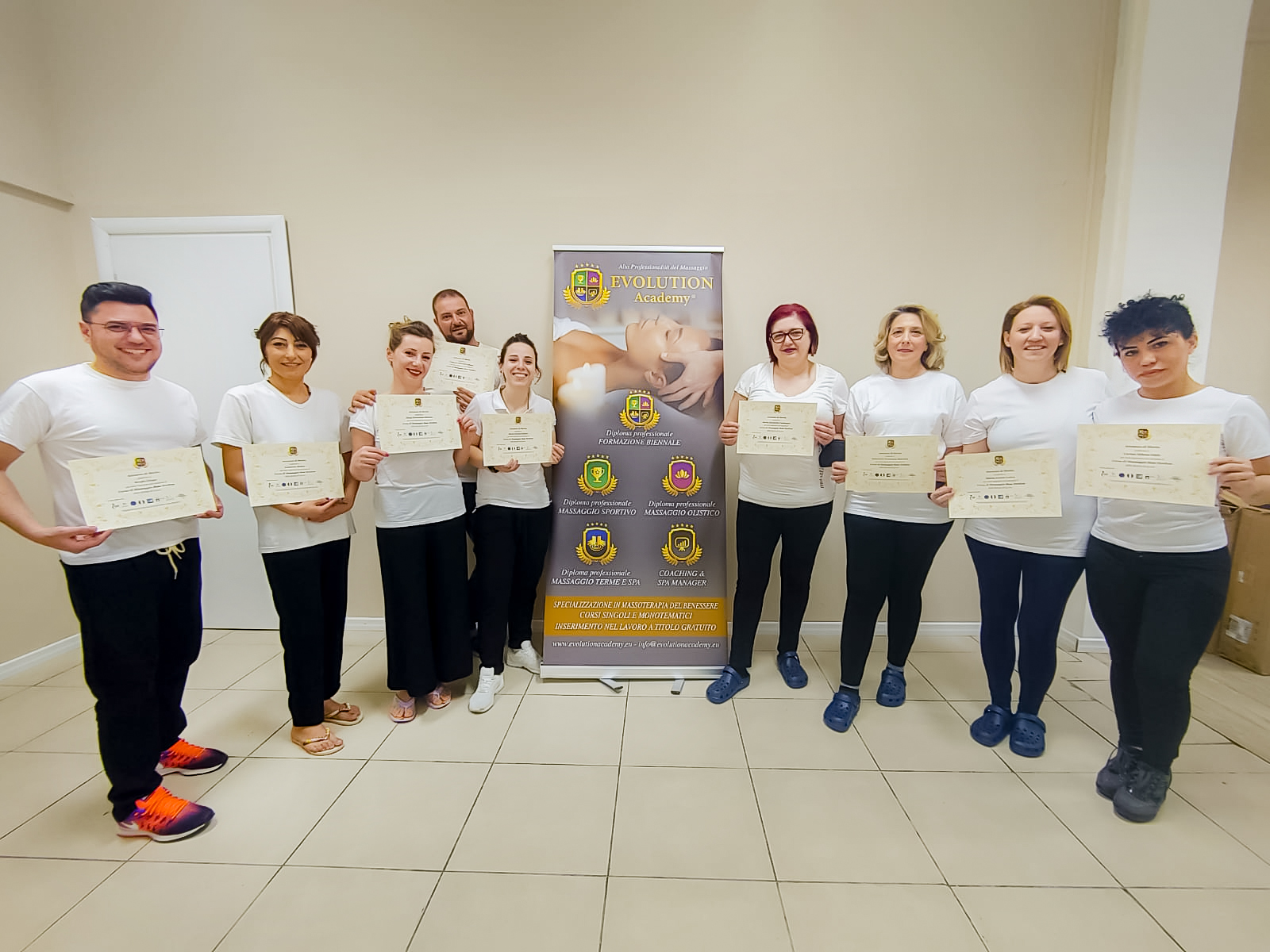 Gli allievi con le certificazioni