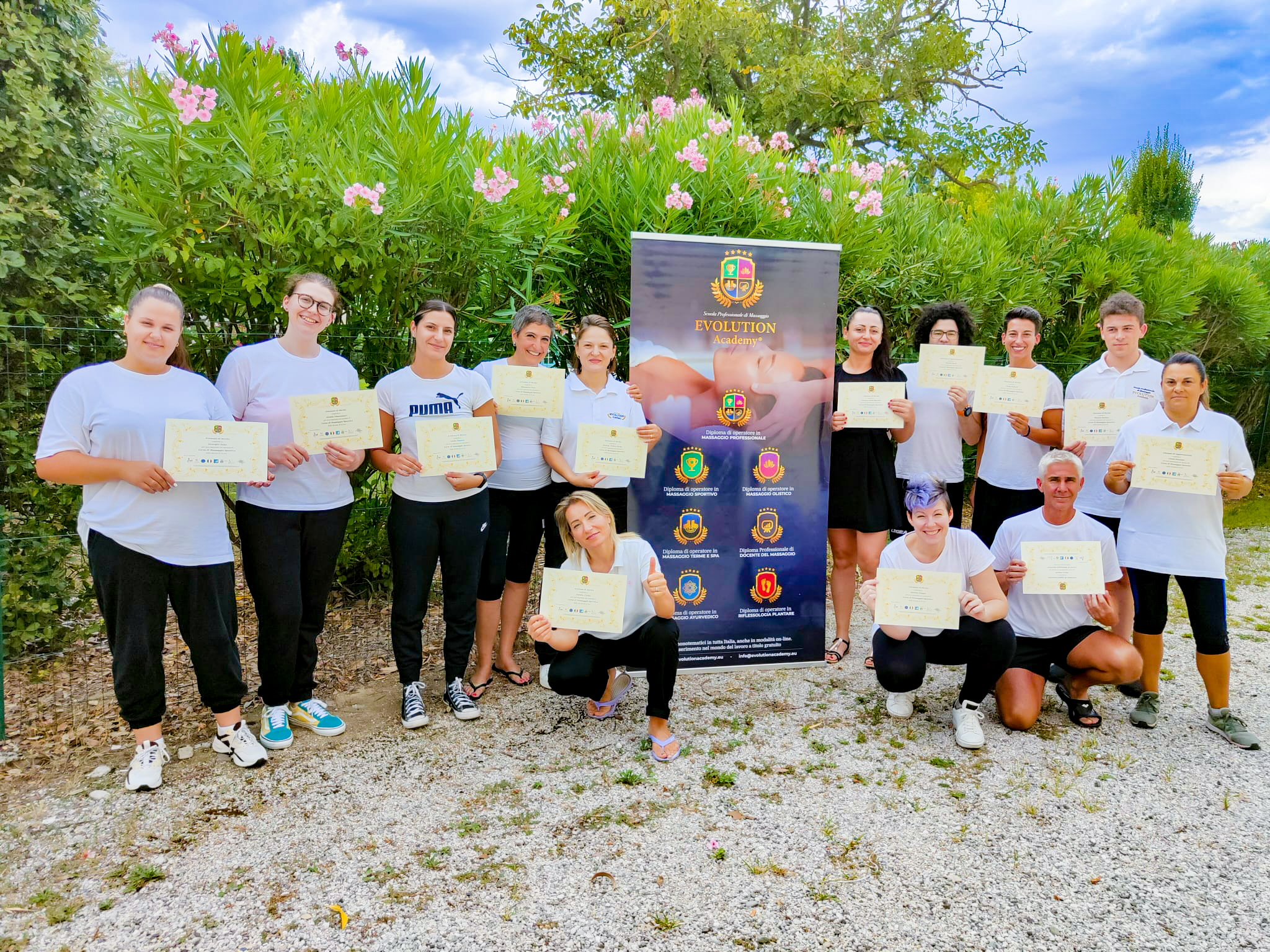 Allievi con le certificazioni a fine corso