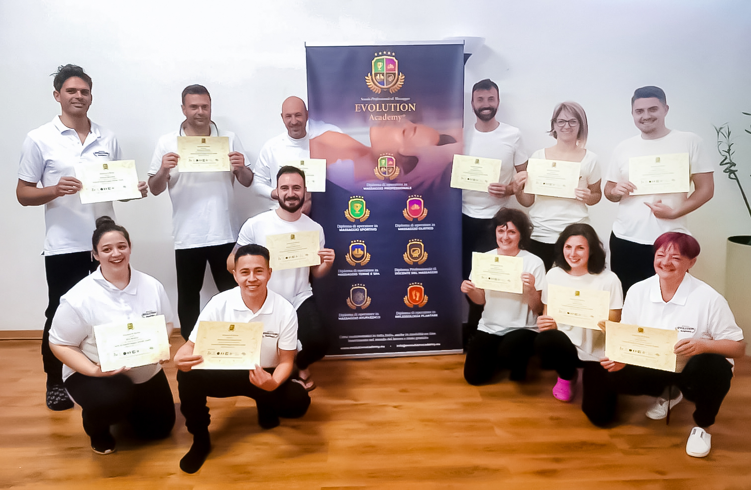 Allievi con le certificazioni a fine corso