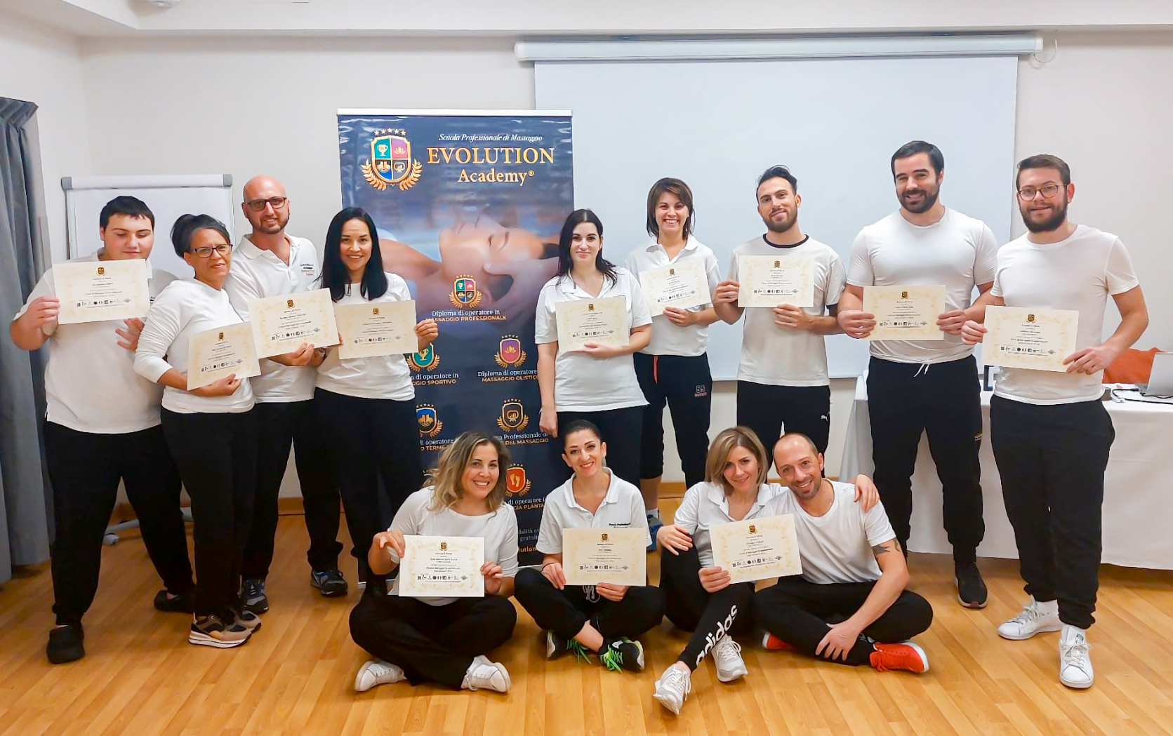 Allievi con le certificazioni a fine corso