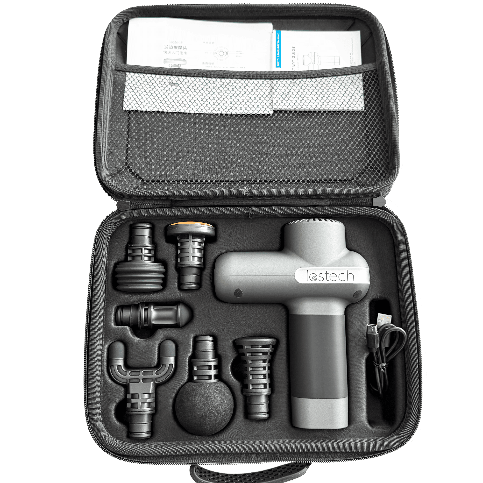 Pistola per massaggi a vibro-percussioni_Evolution academy